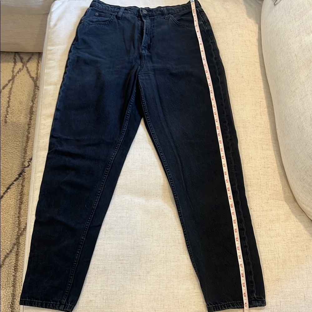 Black Denim Mom Jeans